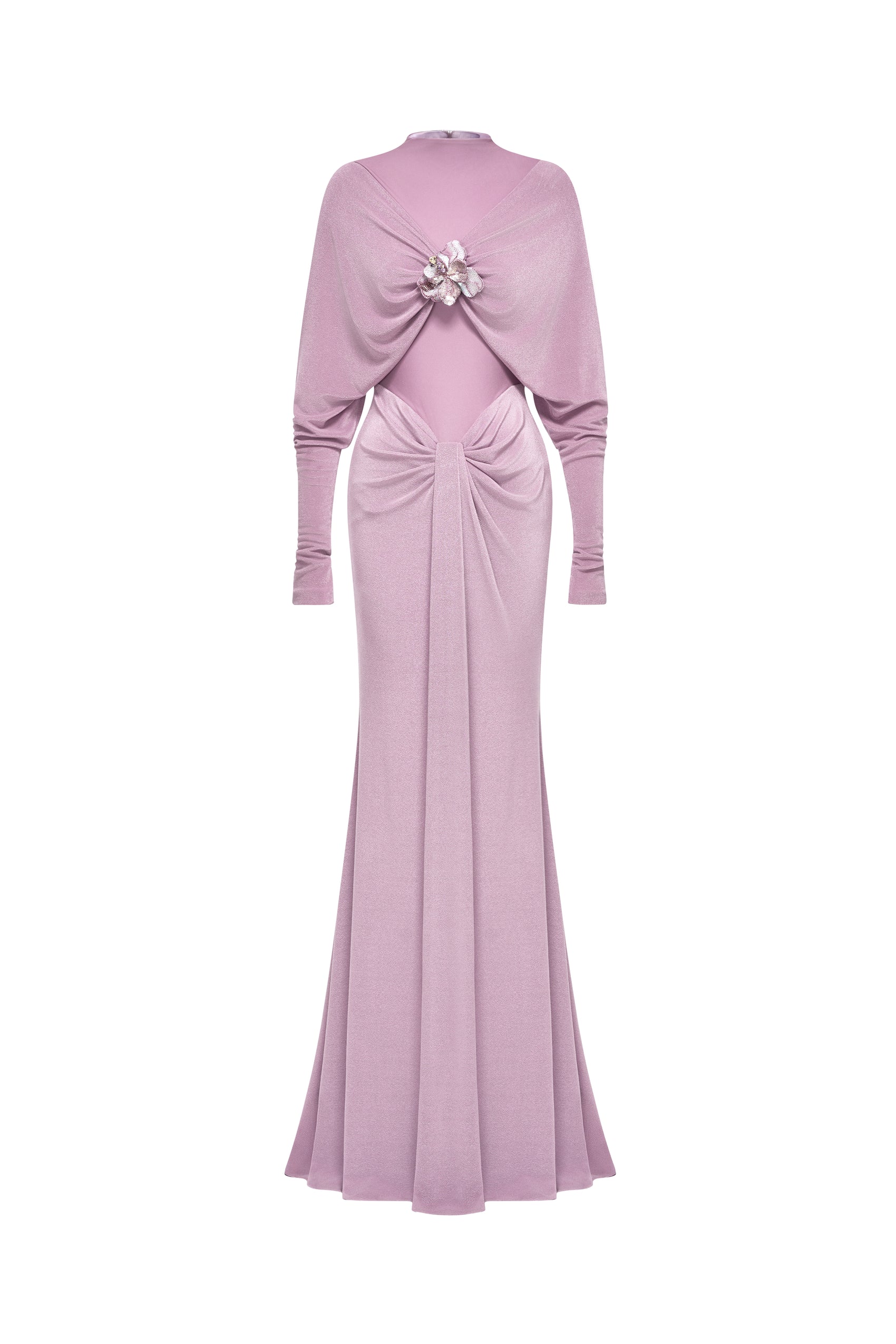 Stone-Embellished Mermaid Gown