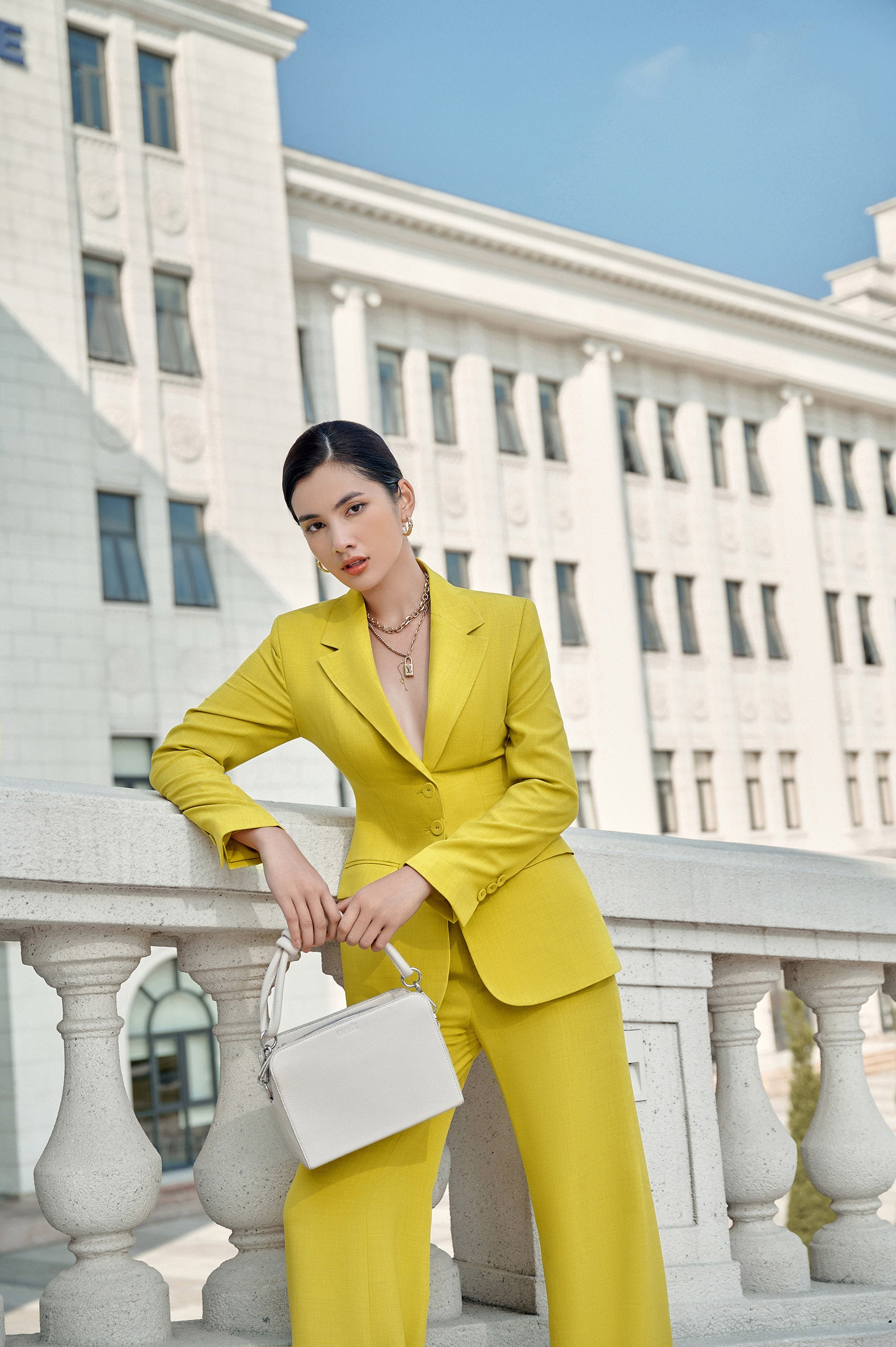 Ottilie Lemon Classic Blazer