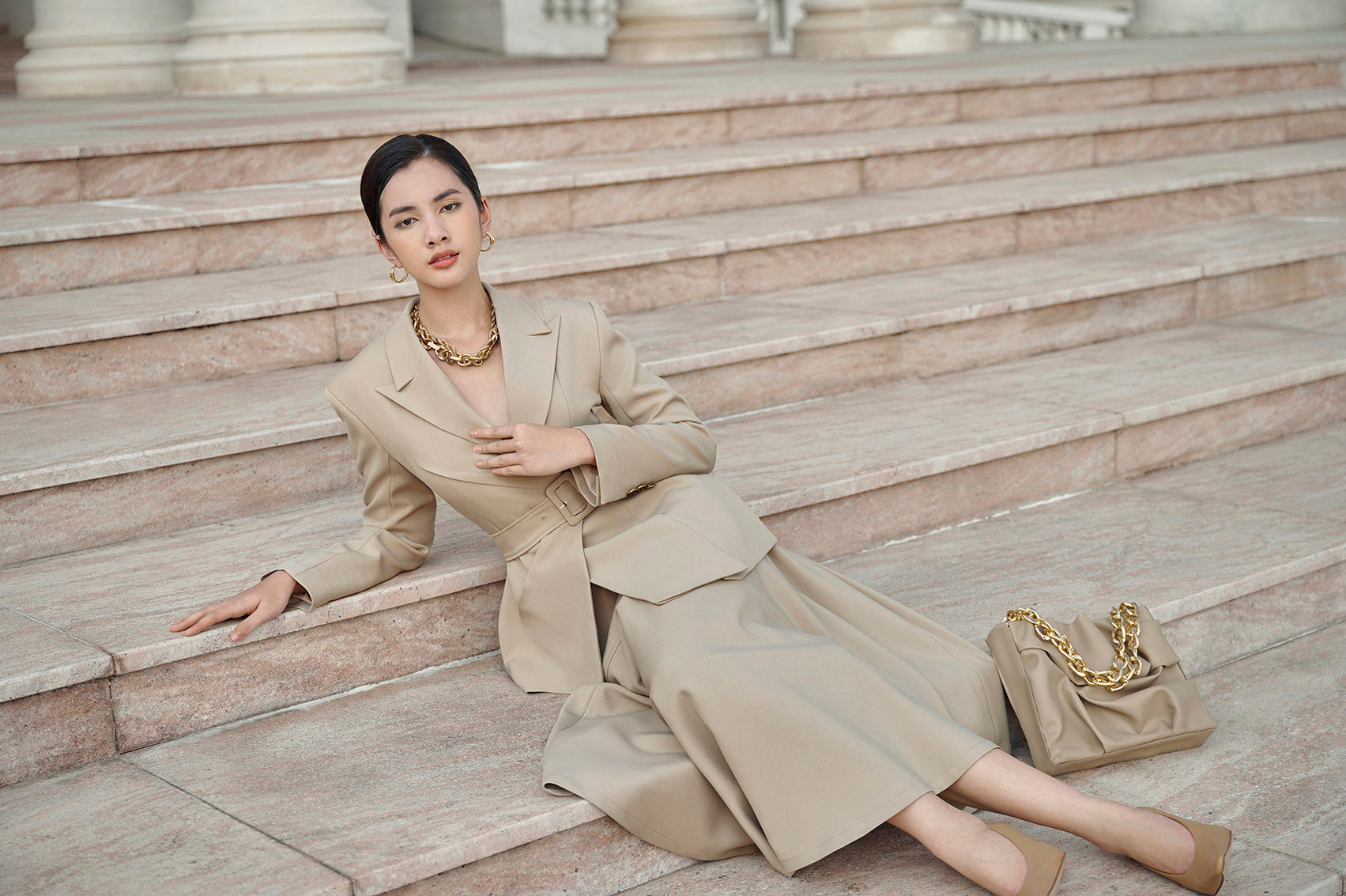 Anastasia Blazer With Belt