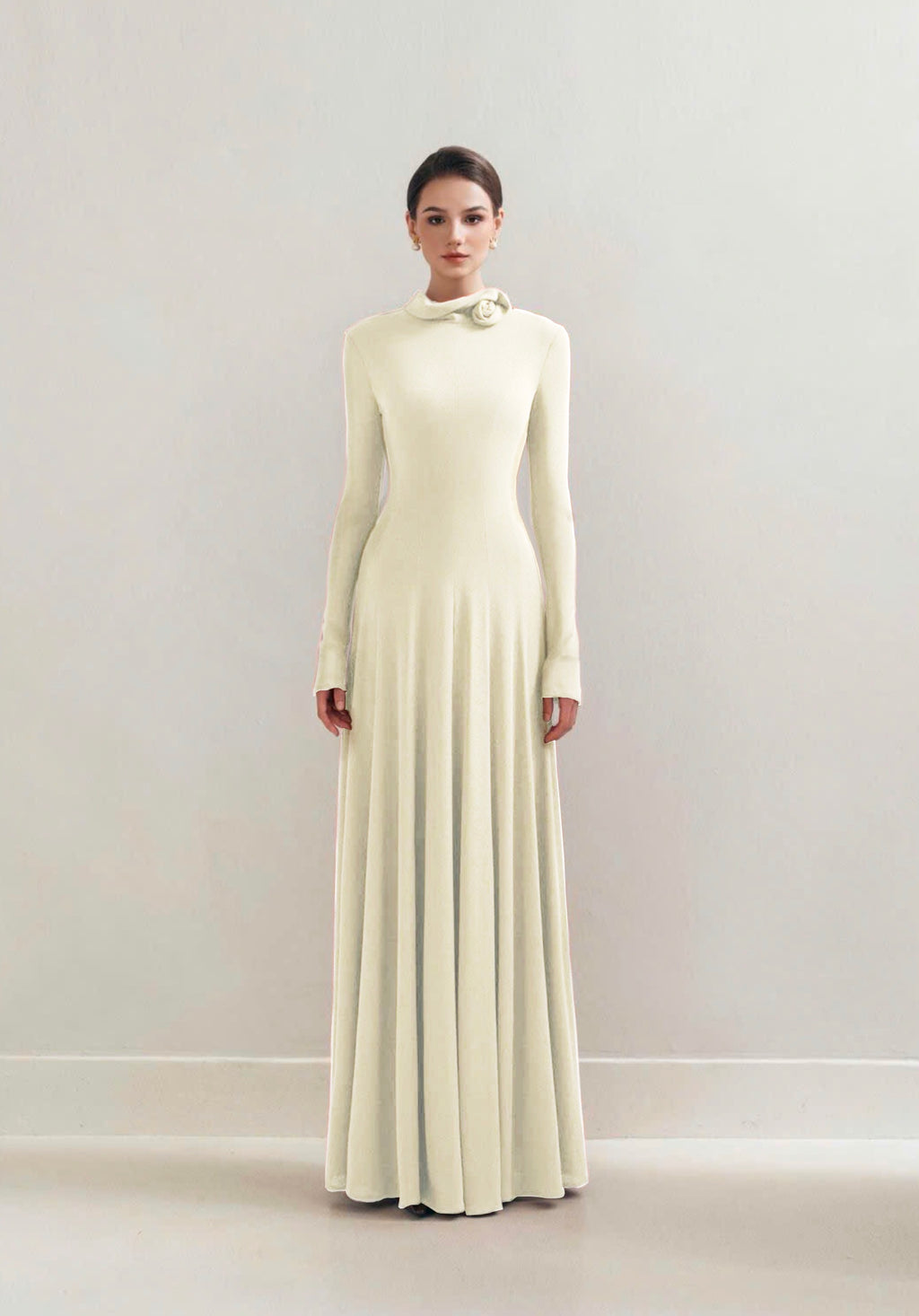 Rustic 3D Bloom Dress