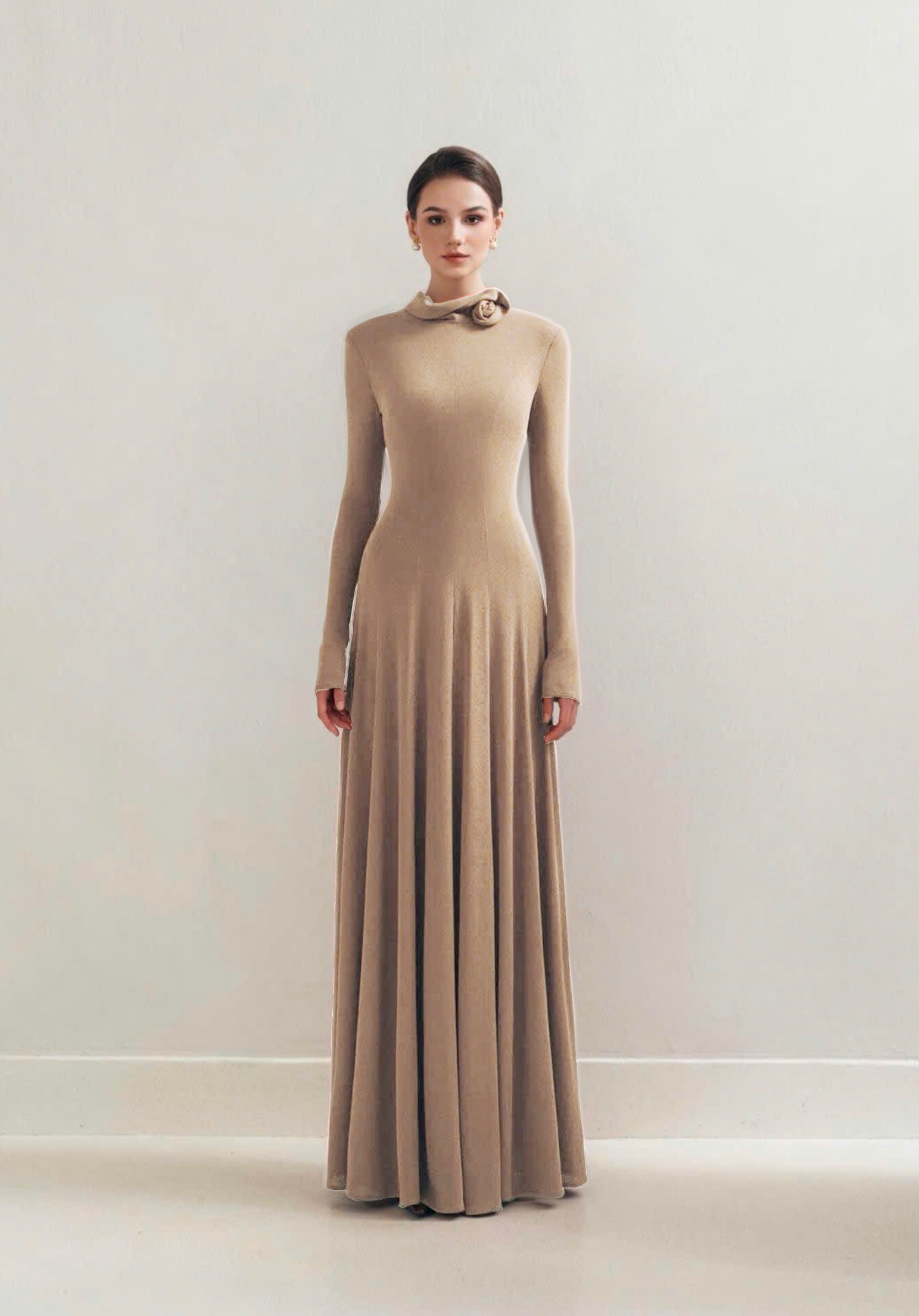 Rustic 3D Bloom Dress