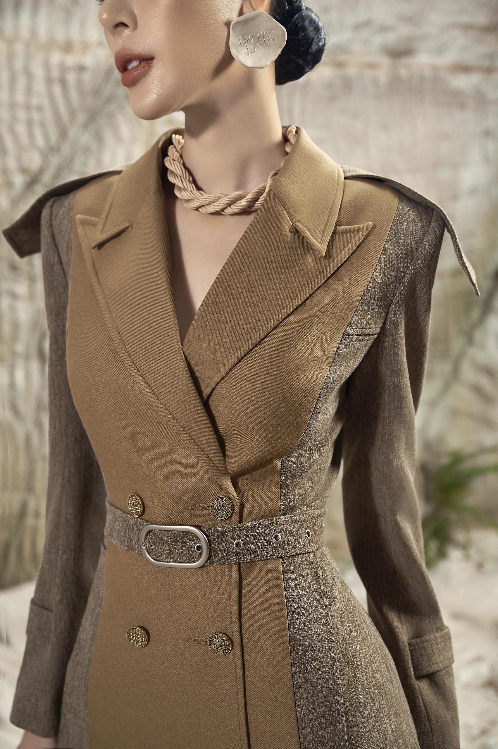 Hollis Pleated Overcoat