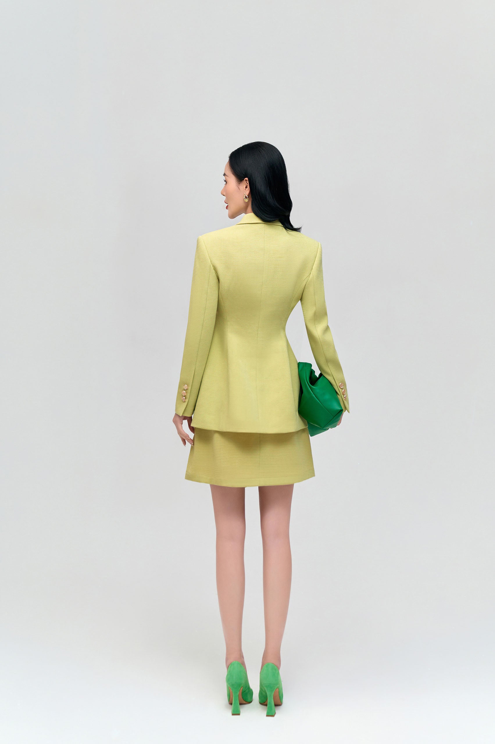 Ilana Pastel Lime Classic Blazer
