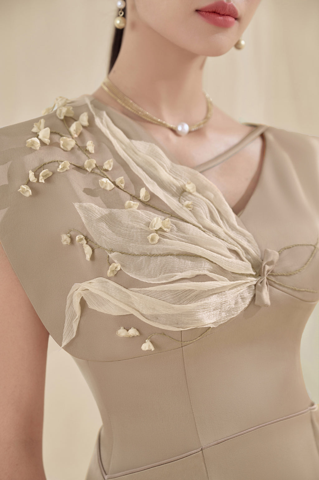 Lily Square Shoulder Dress