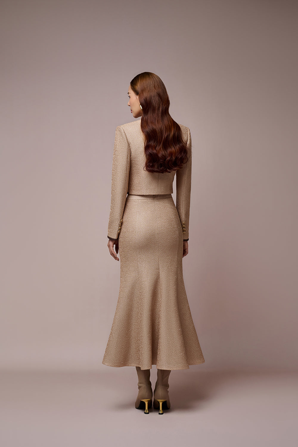 Linda Slit Fishtail Skirt