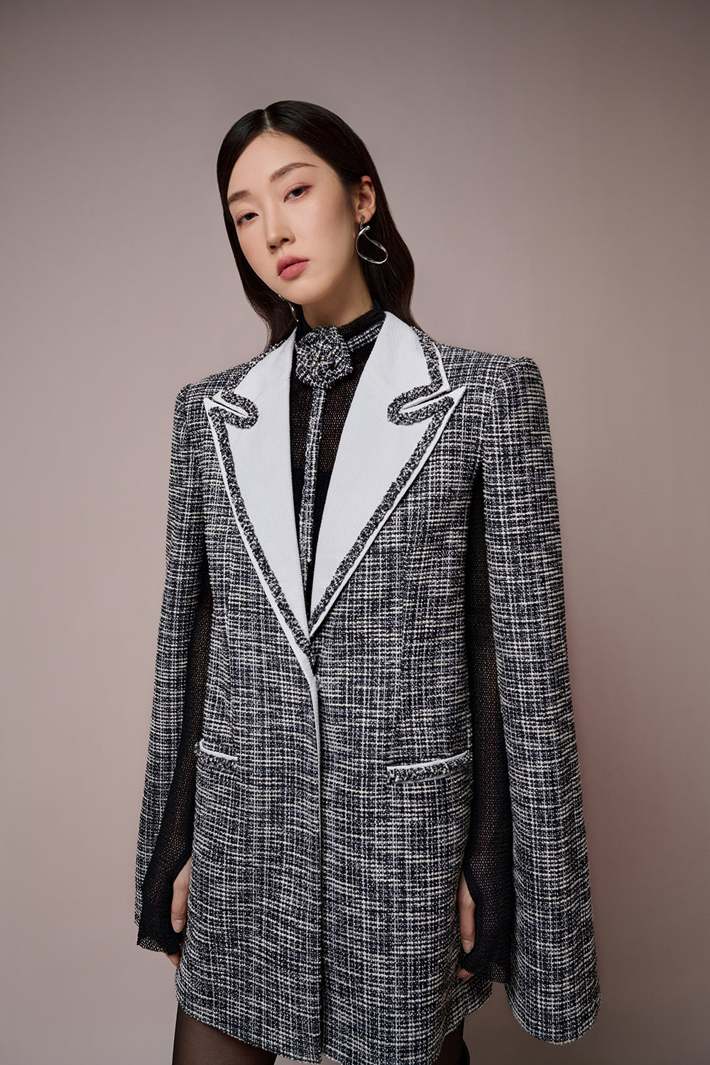 Esther Caped Sleeves Relaxed Jacket