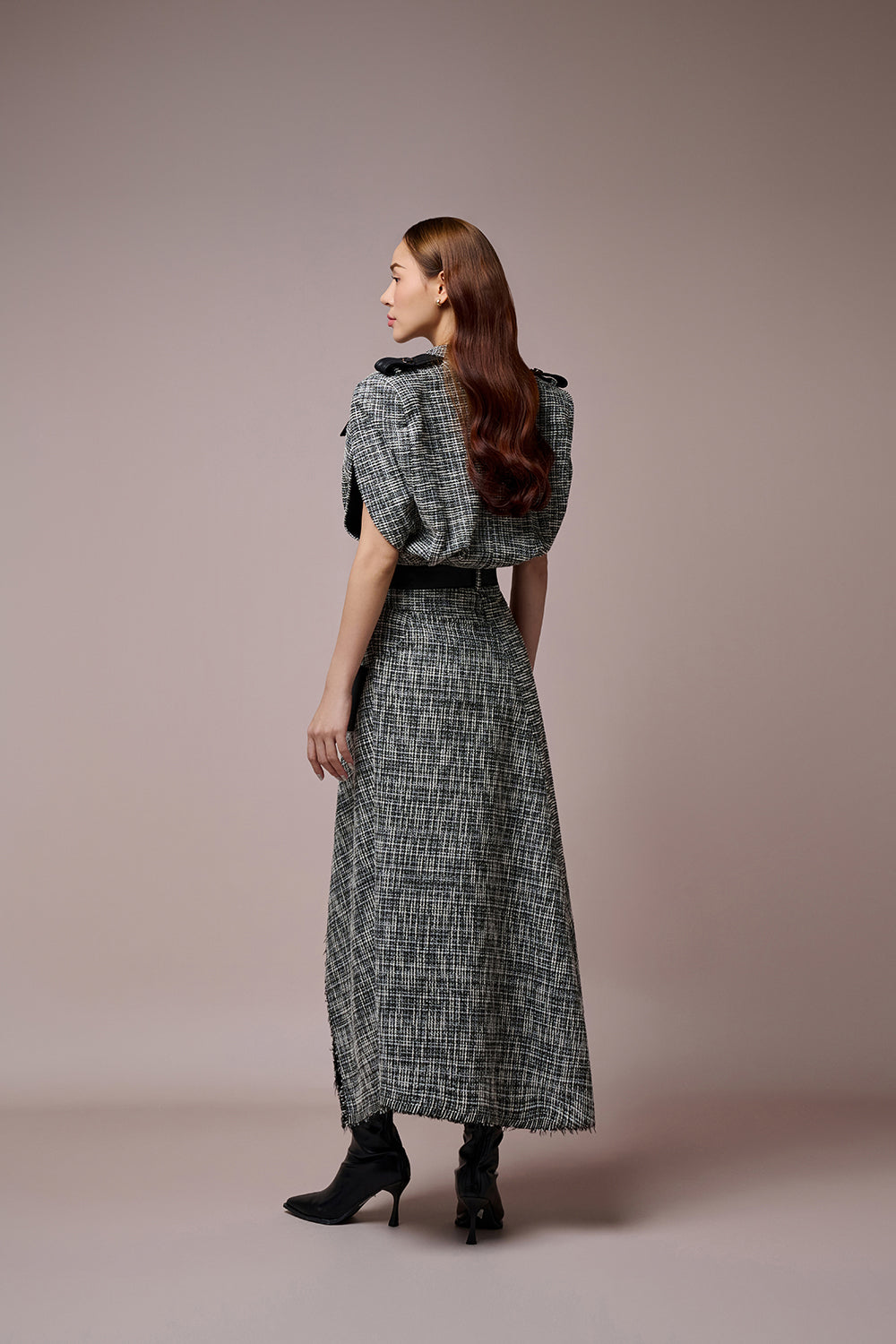 Clytia Asymmetrical Hemline Skirt