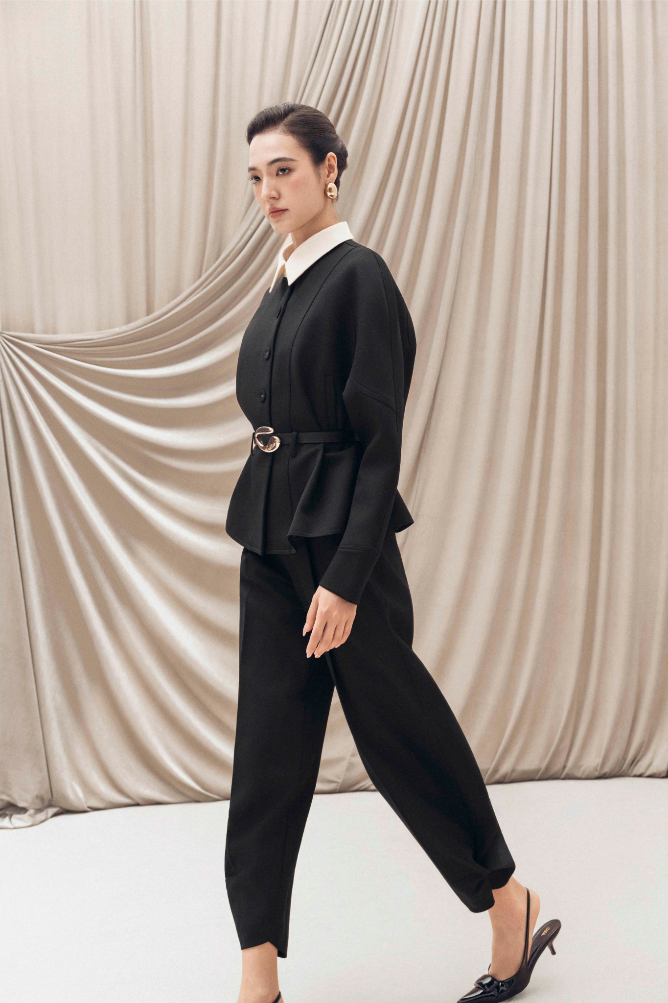 طقم كامل من القماش المبطن