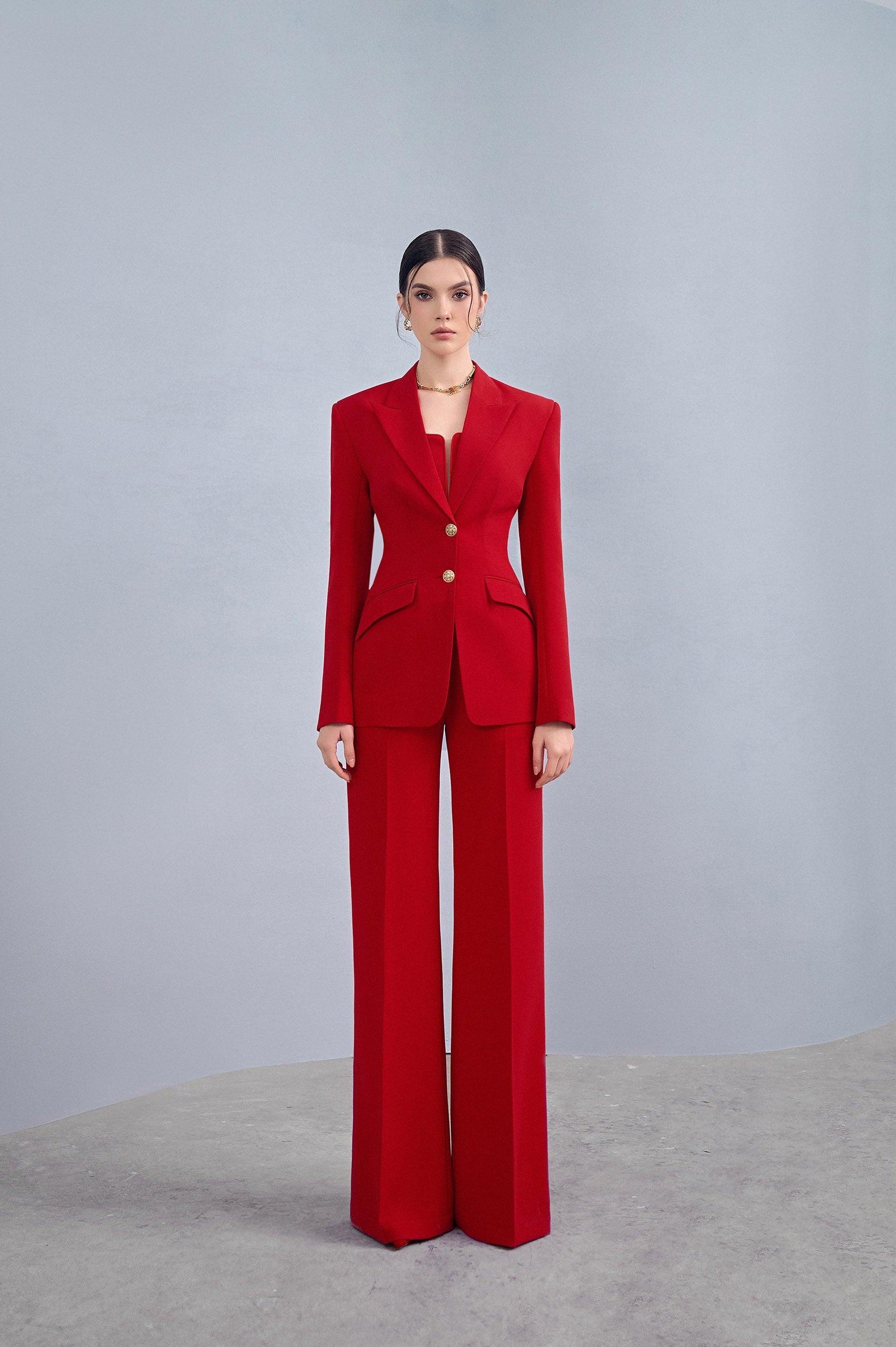 Navy Scarlet Classic Set Design