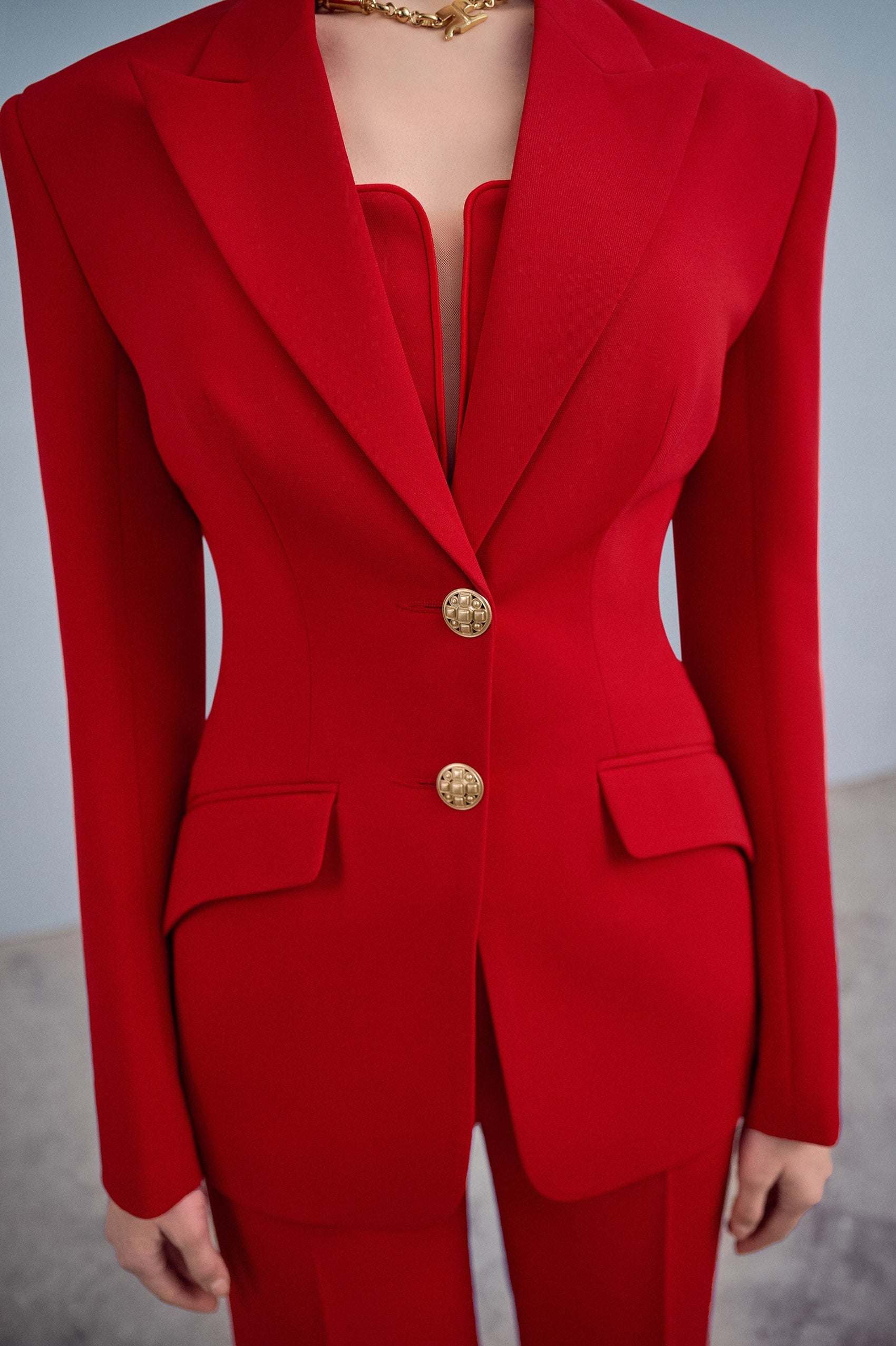 Navy Scarlet Classic Set Design