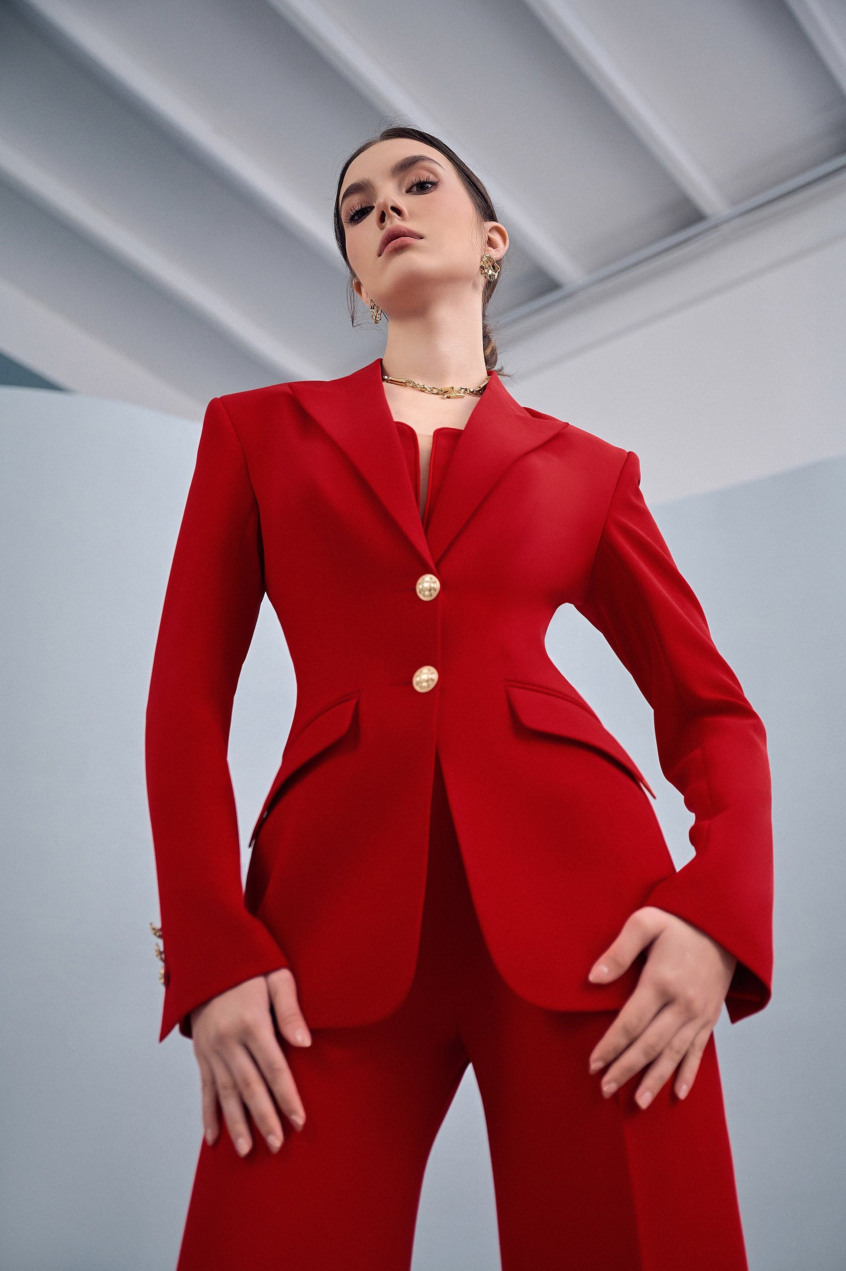 Navy Scarlet Classic Set Design