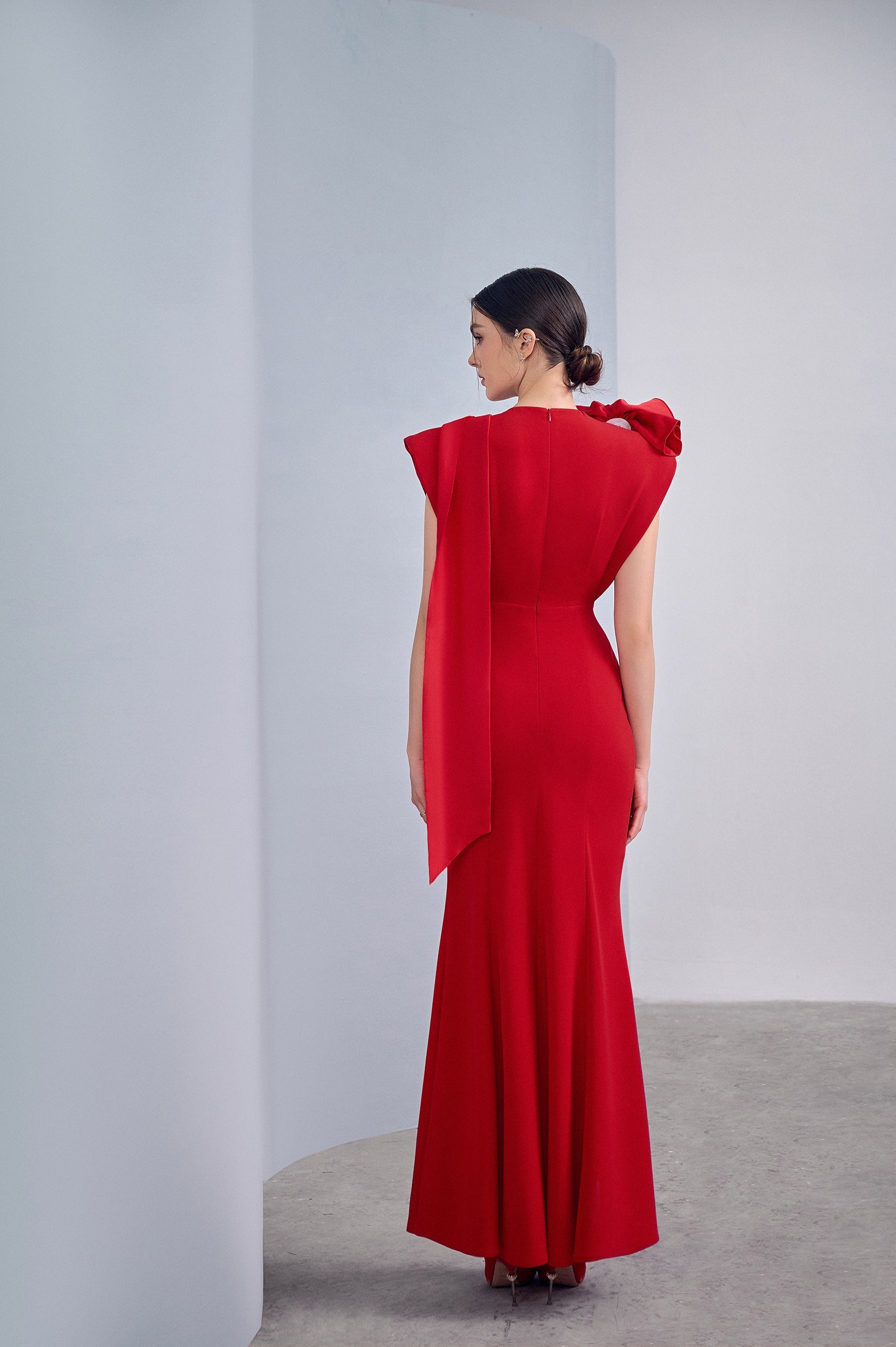 Harmony Asymmetrical Slit Dress
