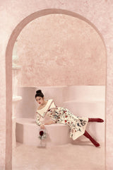 Elegant Letter Flower Dress