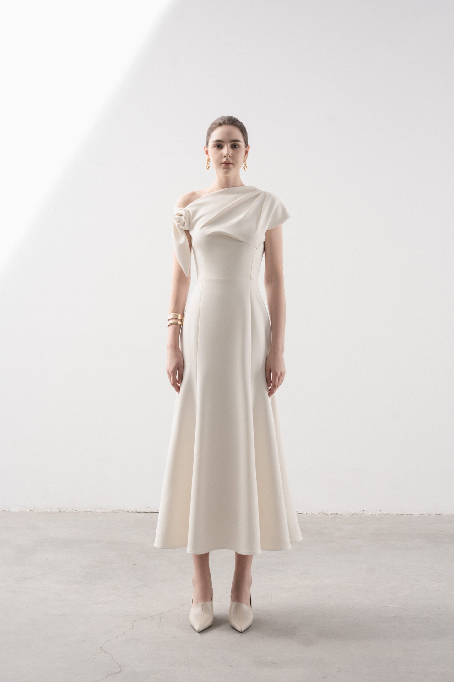 Alision Fishtail Midi Dress image 0