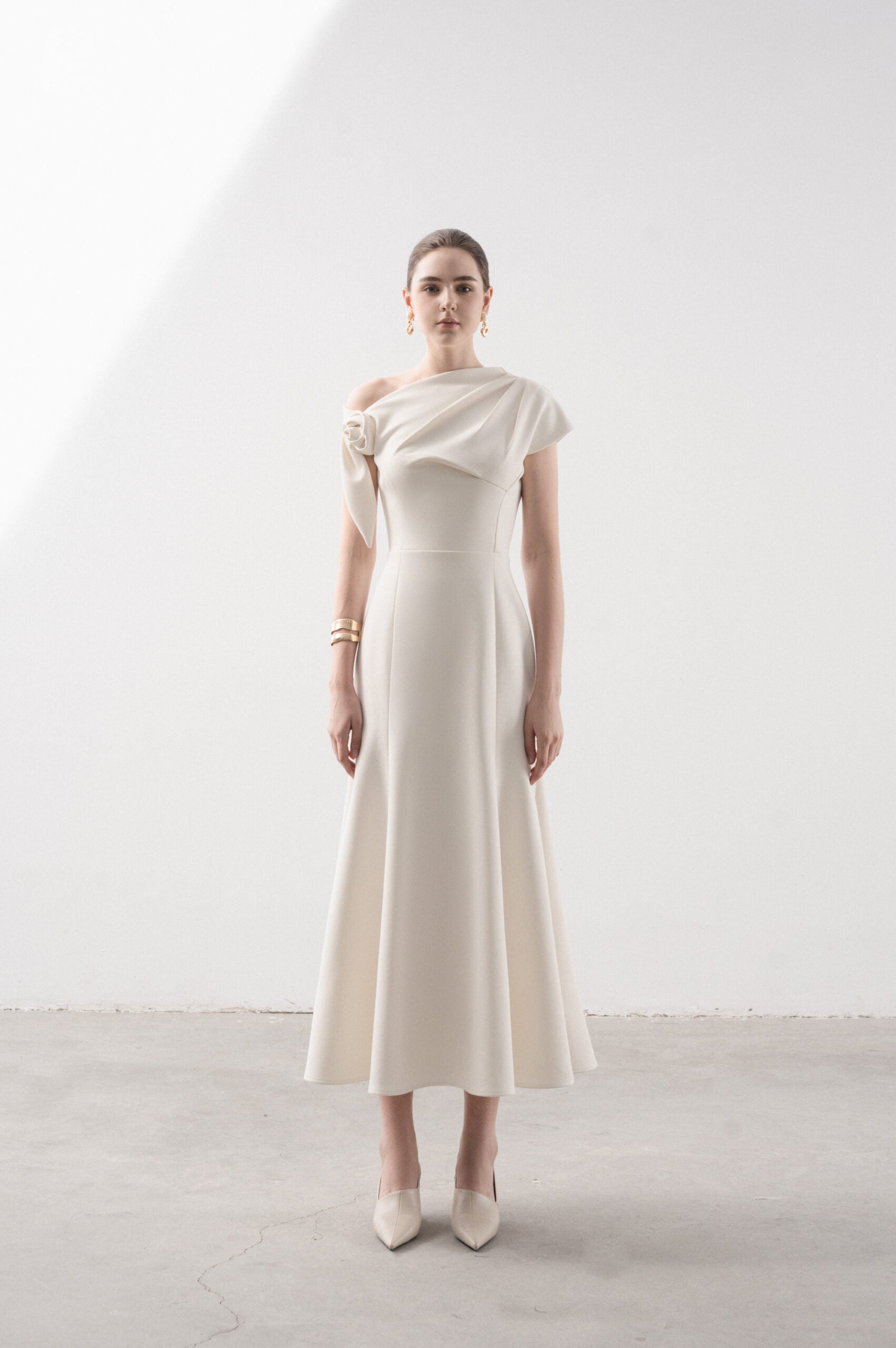 Alision Fishtail Midi Dress image 0