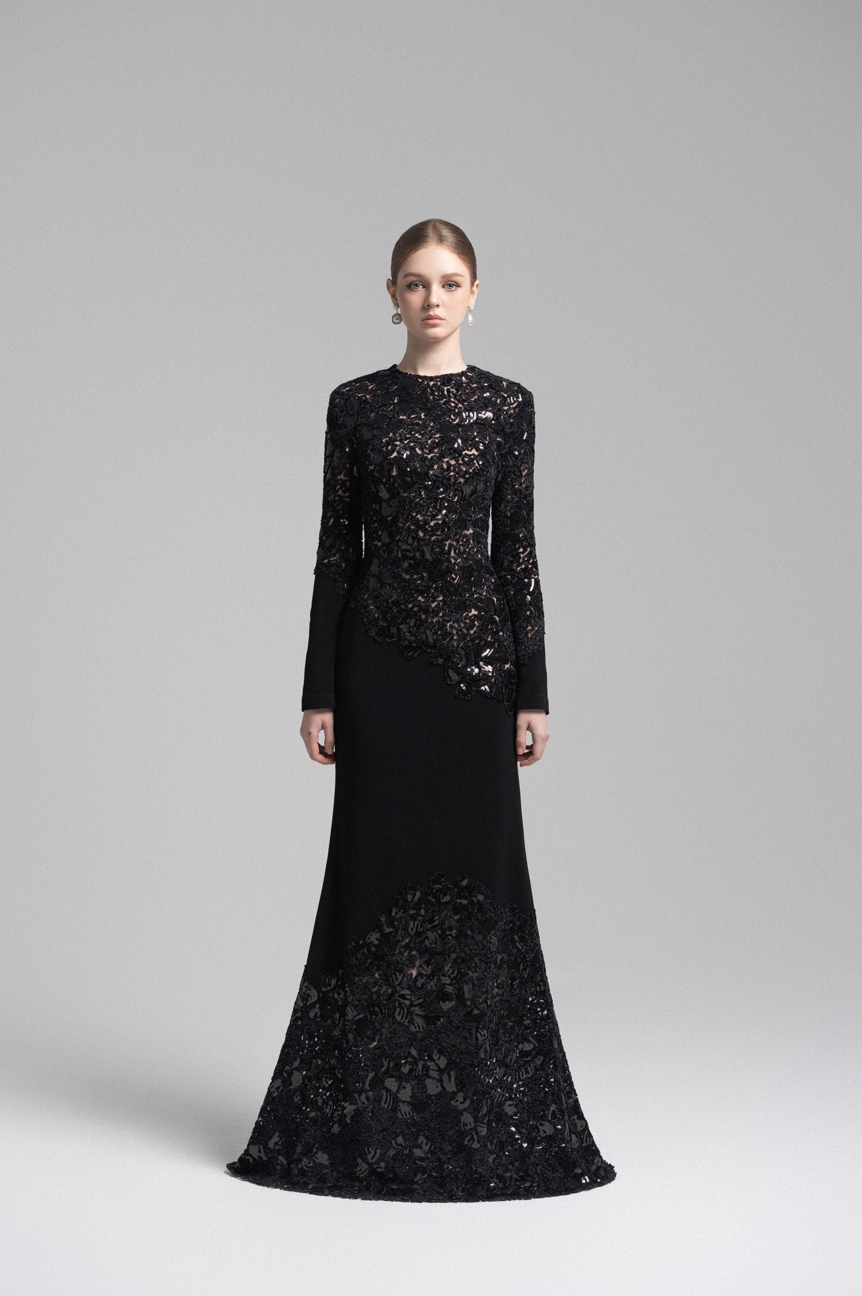 Black Celeste Lace Dress image 0