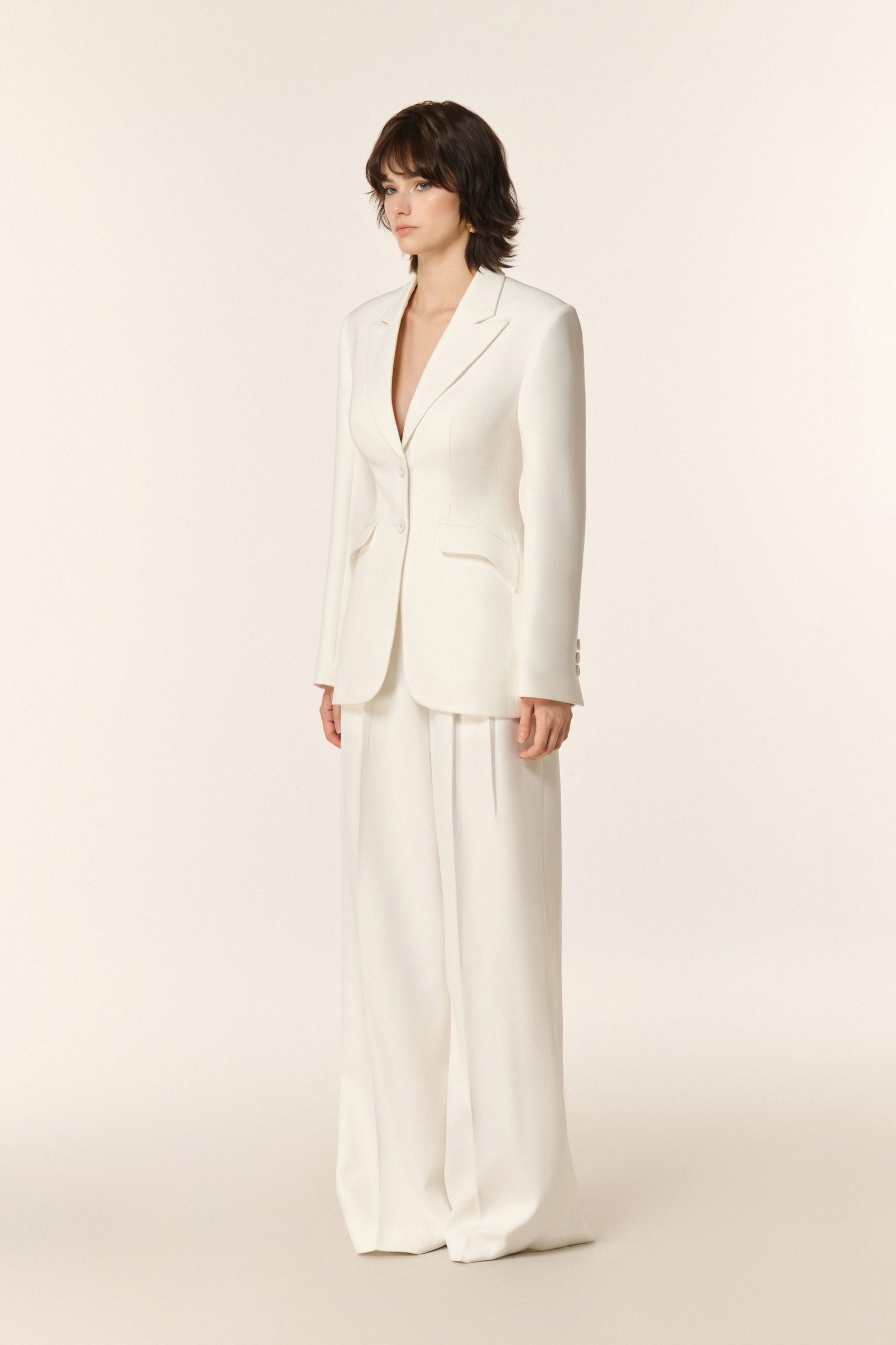 Classic Blazer in White image 1