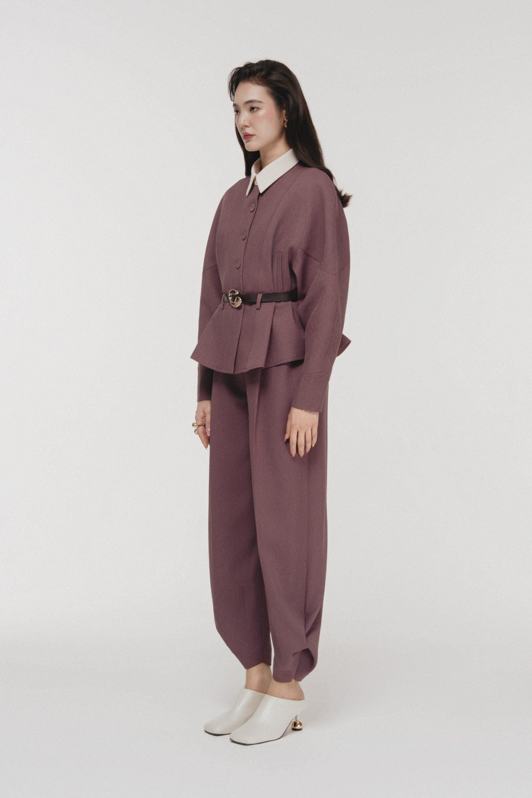 Quilted Structure Full Set in Rose Taupe image 1