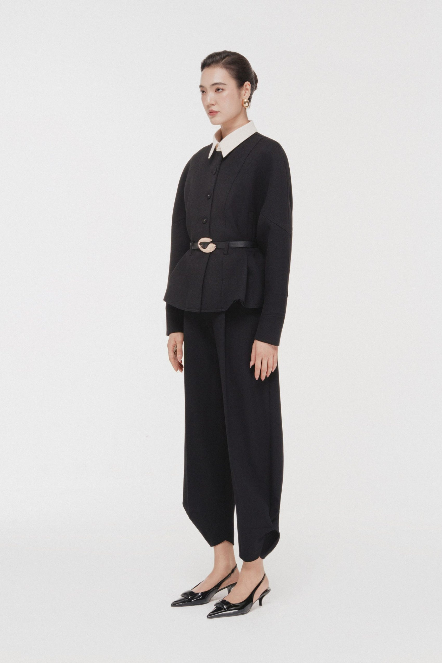 Quilted Structure Full Set in Black image 1