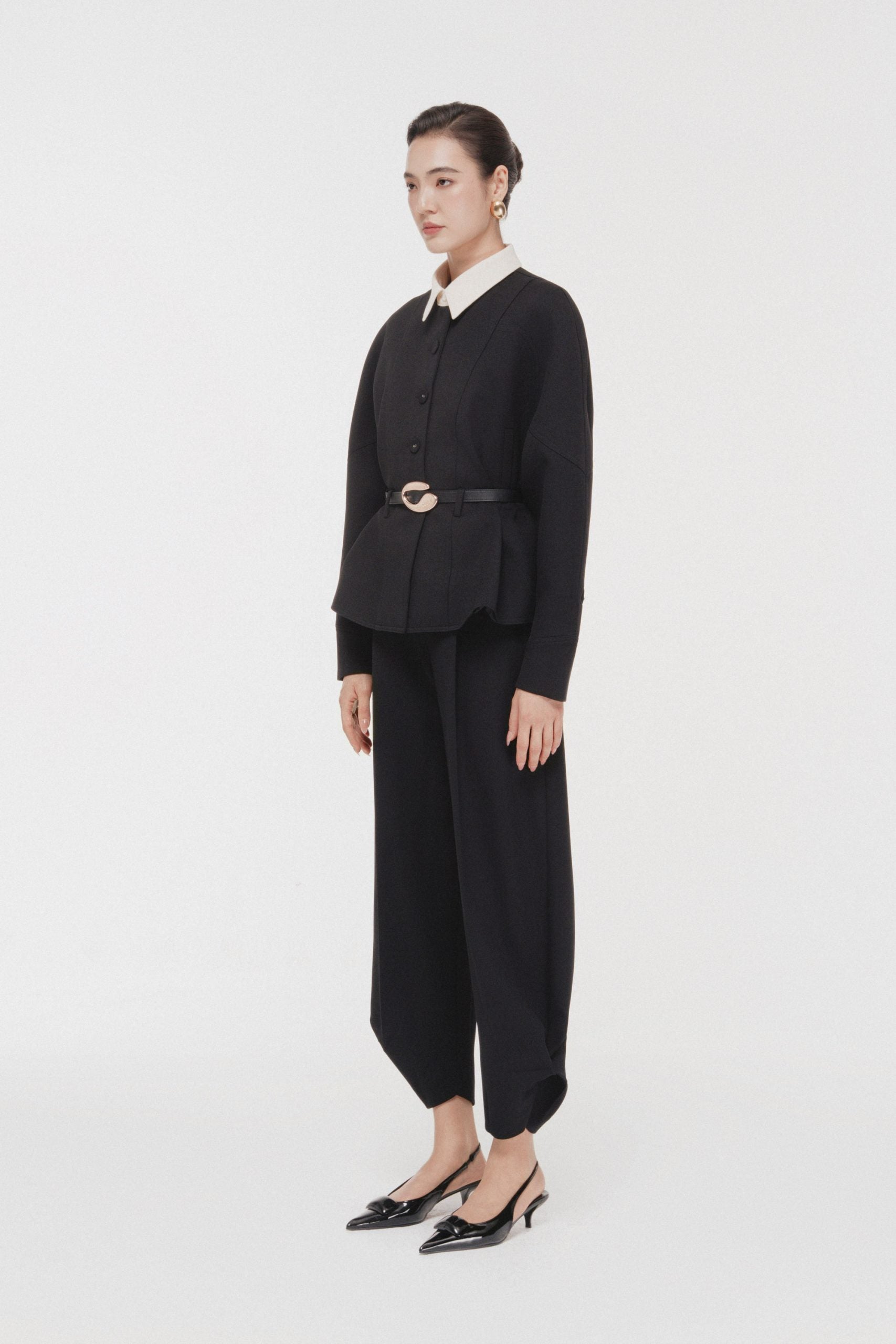 Quilted Structure Full Set in Black image 1