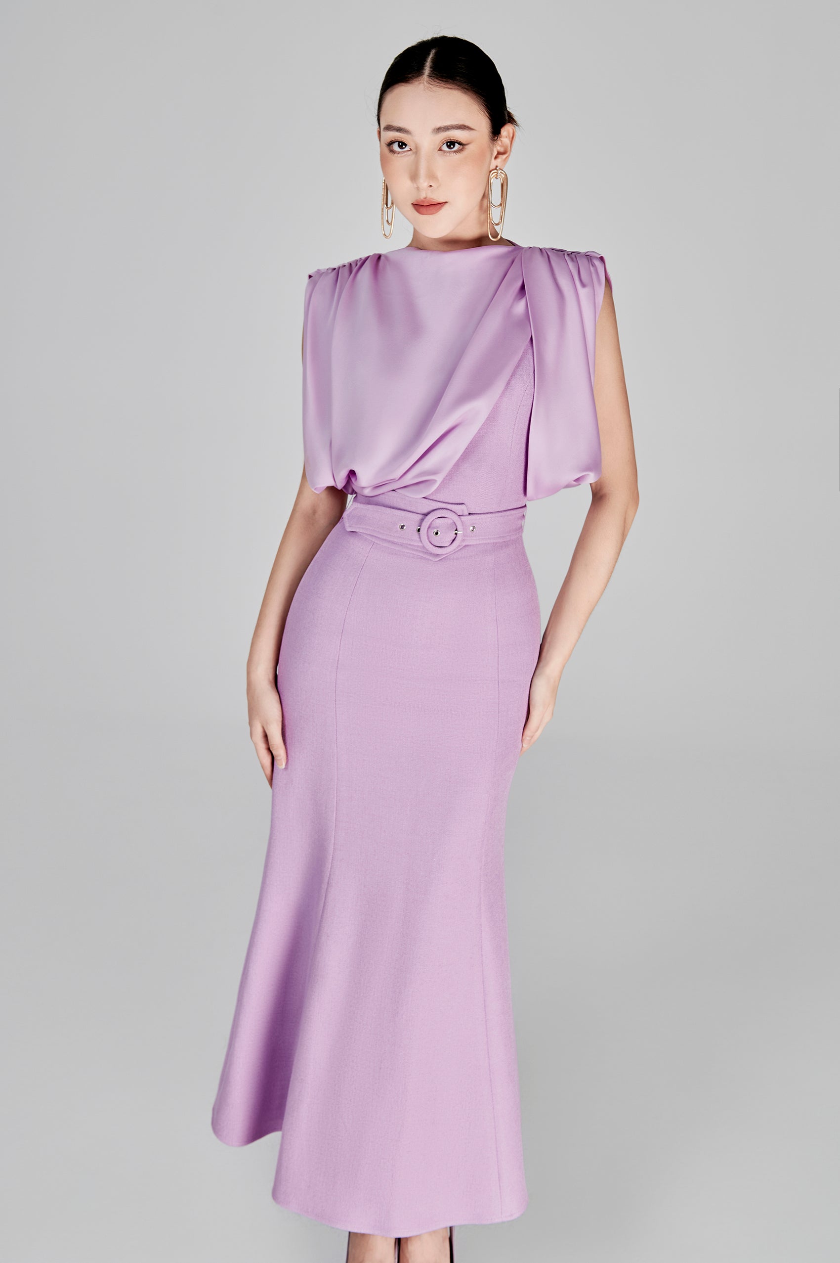 Benedett Asymetrical Draping Dress