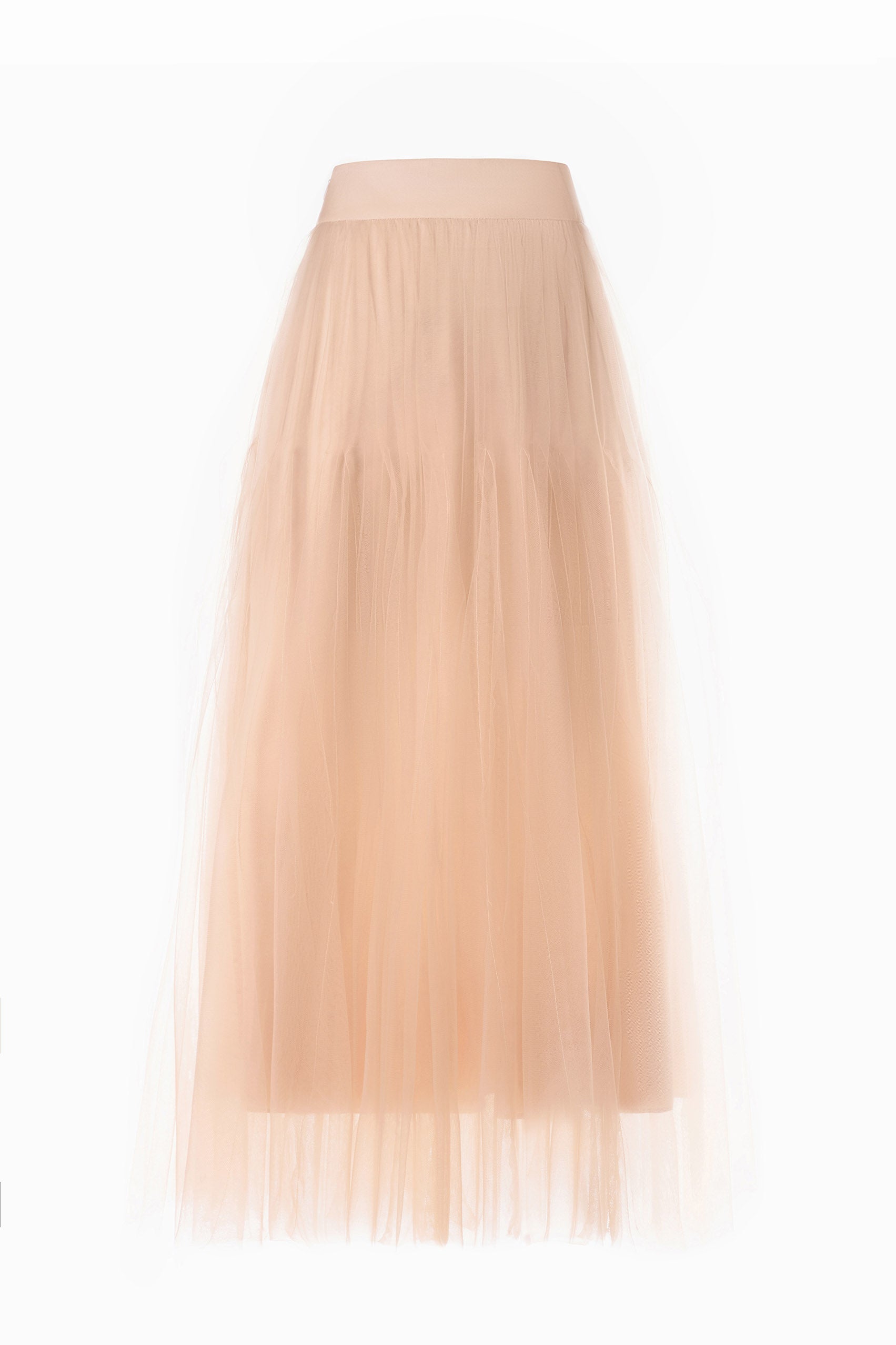 Camel Chiffon Skirt